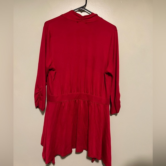 AB Studio Red Cardigan - Picture 2 of 7